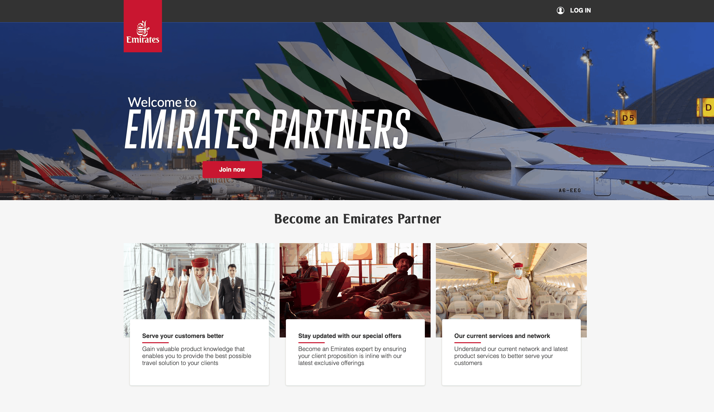 emirates travel trade website