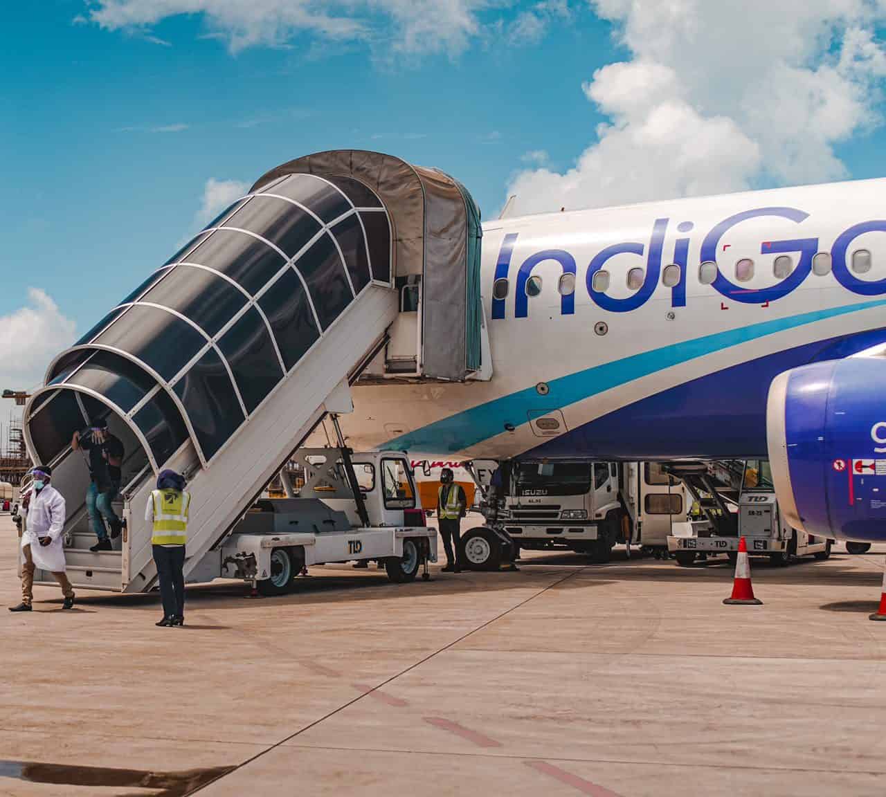 Indigo the first MaldivesIndia Air Travel Bubble flight IMTM