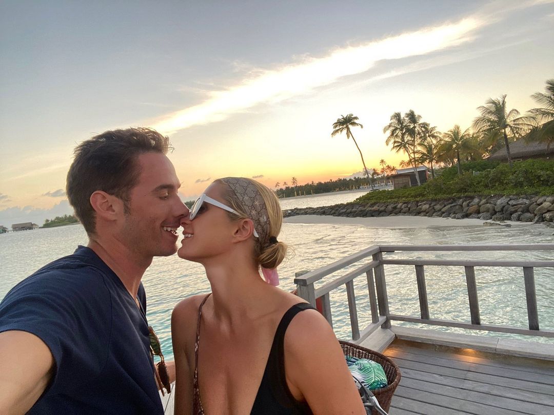 Paris Hilton Celebrates her honeymoon and New Years in the Maldives IMTM